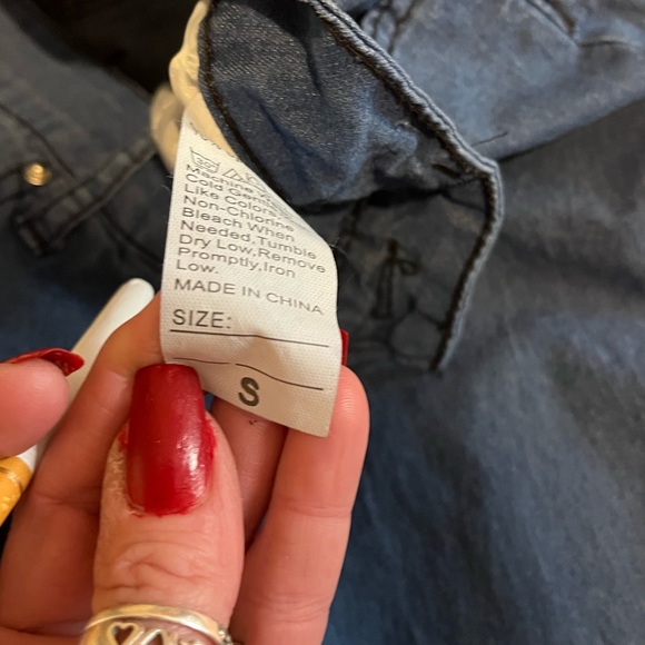 Stylish Blue Flare Wide Leg Jeans - Picture 2 of 2